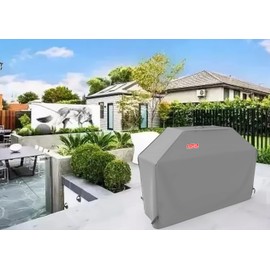72" Heavy Duty Waterproof Gas Grill Cover fits Weber Char-Broil Coleman Gas Grill-Grey