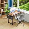 DUMOS 40 Inch Office Small Computer Desk Modern Simple Style