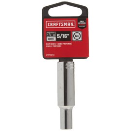 CRAFTSMAN Deep Socket, SAE, 3/8-Inch Drive, 5/16-Inch, 6-Point (CMMT23145)