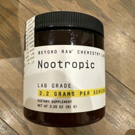 Beyond Raw Chemistry Labs Nootropic - 3.2 oz. (30 Servings) 8/29/25