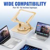 JOYEKY Laptop Stand for Desk, Adjustable Computer Stand with 360°