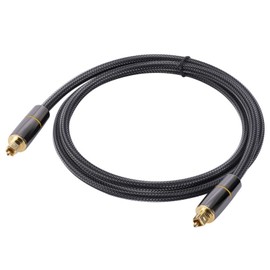 Optical Audio Cable - Multipurpose Fiber Optic Cable - Wear-Resistant TV Accessories, Speaker Supplies for Amplifiers
