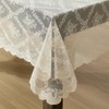 HLC.ME Isabella Floral Lace Tablecloth, Lace Fabric Table Cloth for