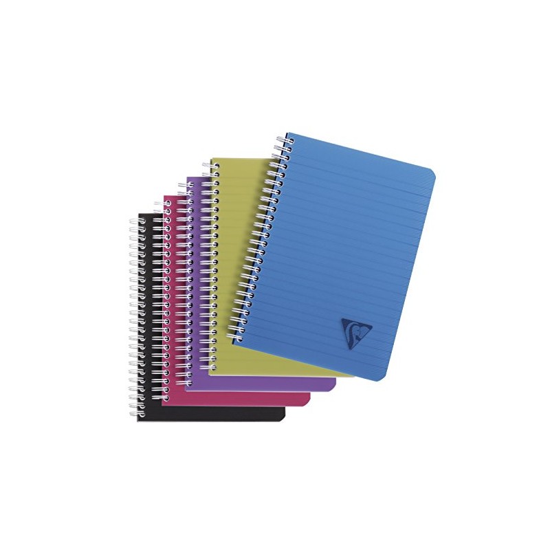 Clairefontaine Linicolor Intensive 329546C Exercise Book with Double Spiral Notebook