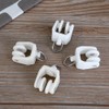 50pcs Curtain Track Rollers Hooks Ceiling Curtain Track Hooks Heavy-Duty