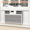 GCGOODS Window Air Conditioner Side Panels with Frame, Adjustable Window
