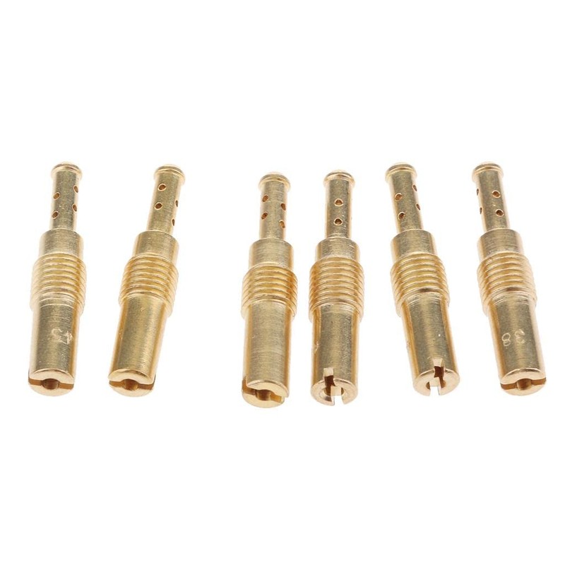 F Fityle 6pcs Pilot Jet Slow Jet #32#35#38#40#42#45