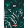 BRUNNEN School Calendar Style 2025/2026 "Monstera" | A5, Plastic