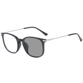 Gafas de lectura fotocromáticas con bloqueo de luz azul, 8815-negro, M