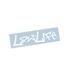 Low Life Graffiti Windshield Banner Decal Sticker 23"