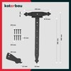 KOTARBAU® Cross Hinges 400 mm Shutter Hinge Hinge Band Plate