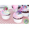 Fruidles Rainbow Unicorn Chocolate Coins With Stickers, Milk Chocolate Coins