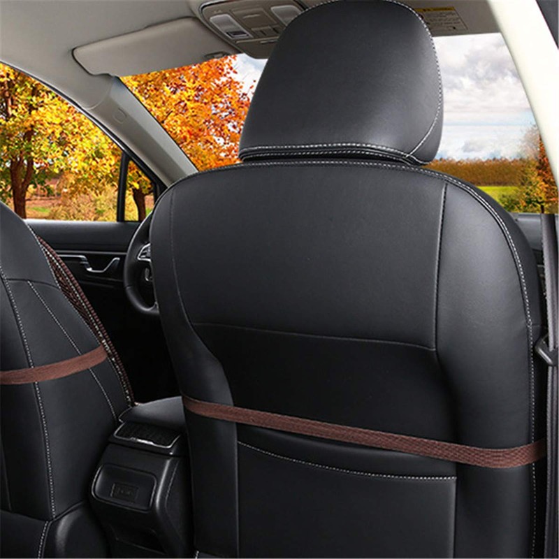 Wood Beaded Comfort Seat Cover with Cooling Ventilated Mesh Lumbar