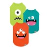 Fitwarm 3 Pack Monster Dog Shirt, Lightweight Funny Dog Tshirt,