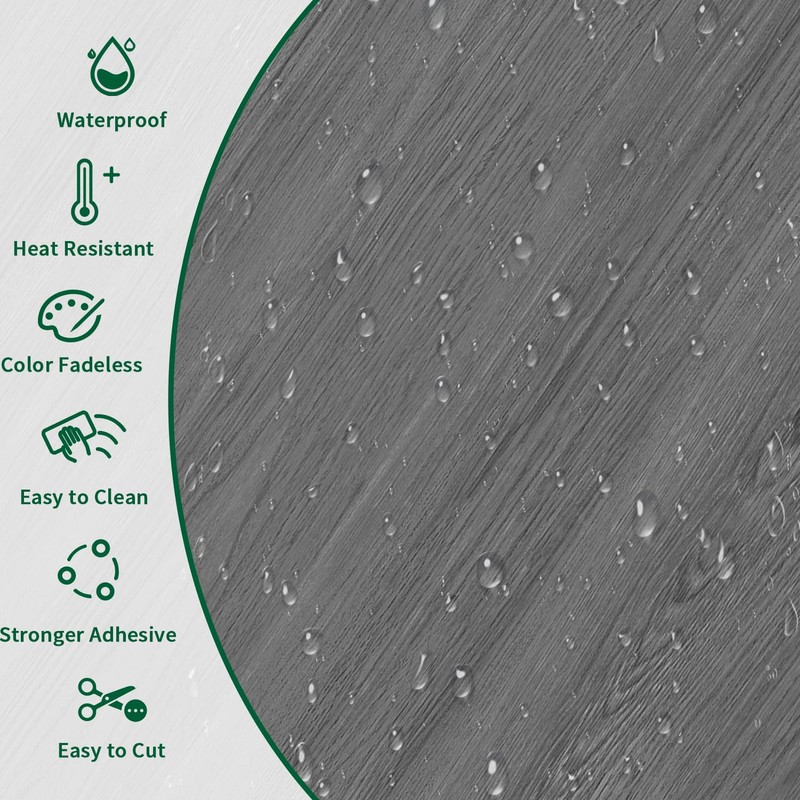 ZRJT Peel and Stick Floor Tile 11.8” x 590” Vinyl