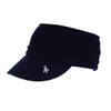Green Lamb Hillary Knit Visor Navy