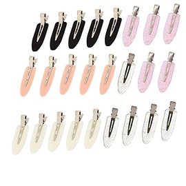 GeorgeX 25 Pinzas Cabello con Pasador sin Costuras Arrugas Pinzas para el Cabello para Mujer, sin Dobleces, Flequillo, Ondas, Aplicación de Maquillaje