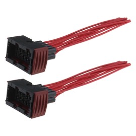 VGOL 2PCS Car Headlight Socket Wiring Harness Loom 10 Pin Repair Lamp Harness Connector Plug Cable Socket Automotive Headlight Assemblies