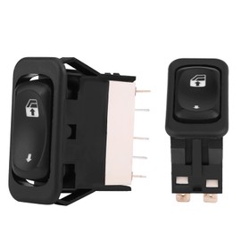 Single Window Switch, Robust Plastic Power Window Switch, for Freightliner Columbia Century 2001-2011 for Car Big Truck Truck