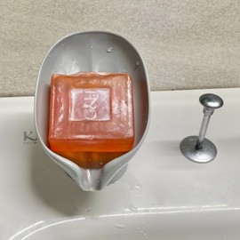 Drainable soap stand, washbasin, drainable soap stand, gray soap stand 6ea