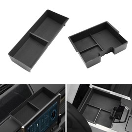 LUWU 2025 2026 GMC Hummer EV Accessories Set Compatible with 2022 2023 2024 2025 2026 GMC Hummer EV Accessories Hummer EV Dashboard Organizer 1PC & Hummer EV Center Console Organizer 1PC