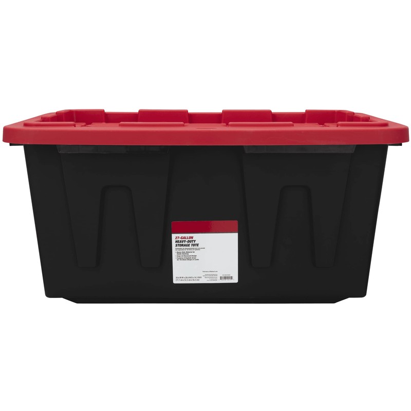 MioeDi MioeDi 27 Gallon Stackable Snap Lid Plastic Storage Bin