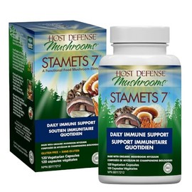 Host Defense Host Defense Stamets 7 Mushroom Blend Capsules C Immune Support & Antioxidant Supplement C 1,000 mg Potency, 120 Vegetarian Capsules, 60 Day Supply