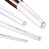 SIXPLUS White Pearl Makeup Brushes Set of 11 with Makeup