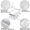 Open Top Cat Litter Box with Scoop, Anti-Splashing High Side