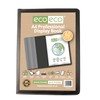 eco-eco A4 50% Recycled 60 Pocket Black Professional Business Display