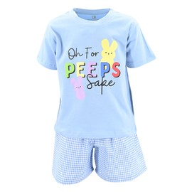 Unique Baby Conjunto de pantalones cortos de Pascua para niños por Peeps Sake, Peeps Sake, 6 Años