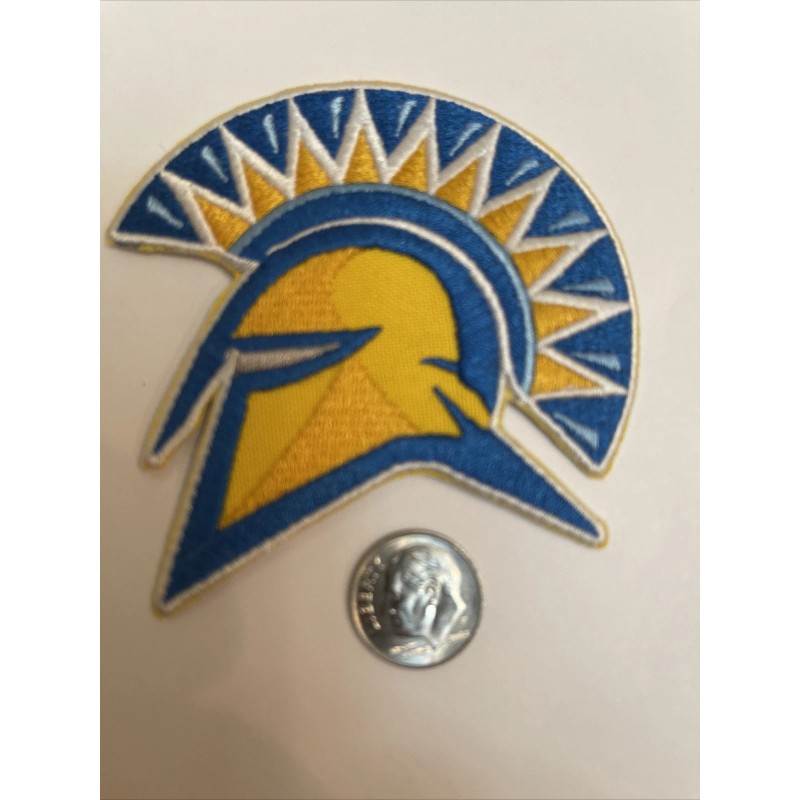 SJSU SAN JOSE STATE SPARTANS Vintage Embroidered Iron-On Patch 3”
