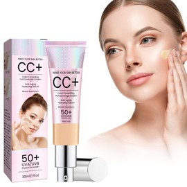 CC Cream Foundation, BB Cream Moisturising Concealer, Face Stone Adjustment and Insulation SPF50, Base Primer Before Makeup, Moisturising Concealer Cream, Medium