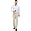 DOWMQ Mens Golf Pants Stretch Dress Pants Comfy Trousers Drawstring