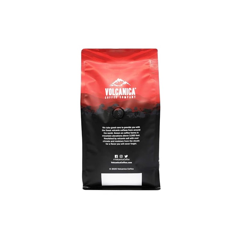 Volcanica Coffee Café Cubano, Tostado Oscuro, Café Cubano, Grano Entero,