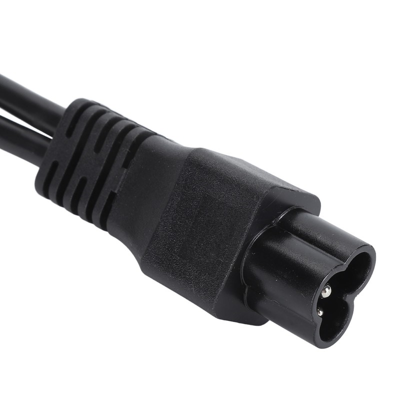 Power Plug Cable 30cm Y Shape IEC320 C6 Male to