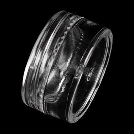 Sarini 20pcs 5ml Clear Sample Pots Empty Small Travel Containers Leakproof Refillable Cosmetic Jars Makeup Sample Containers with Lids