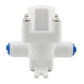ZZHXSM 1/4'' Water Pressure Regulator - Polypropylene Globe Valve - White