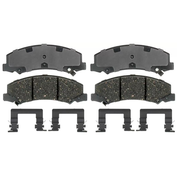 ACDelco Professional Durastop Disc Brake Pad Set-Enhanced Performance Police, Semi-Metallic
