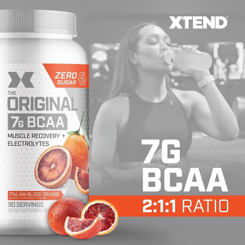 Xtend Original BCAA Powder 7g BCAA and 2.5g L-Glutamine, Sugar