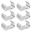 ZZLZX 6PCS Metal 9-Volt Battery Clips Battery Holder Clip AA