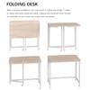 JSB Small Folding Computer Desk with Storage Bag and Hook