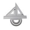 Accod Aluminum Alloy Ruler Set Stainless Steel Scale Ruler Math