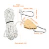 2 Pcs 4M Ratchet Ropes, Grow Lights Ratchet Hangers with
