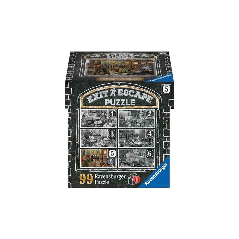 Ravensburger Exit Puzzle 16881, Im Gutshaus Dachboden, 99 Pieces Puzzle
