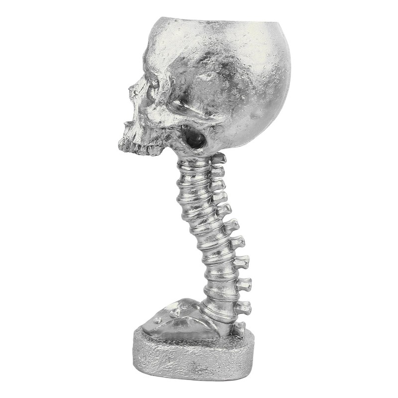 Skull Planter Spine Stand Set Innovative Exquisite Decorative Hand Painted