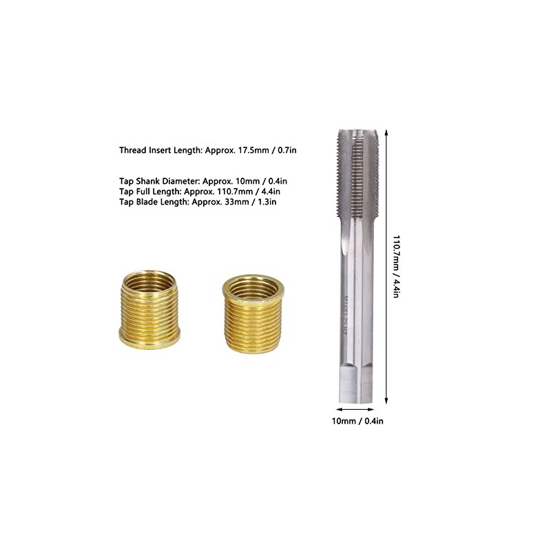 Spark Plug Thread Repair Tools M14 x 1.25 Bolt and