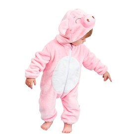 QZERPLAY Unisex Children Pig Cosplay Animal Costumes Cartoon Outfit Romper 110