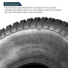 MaxAuto Lawn Mower Turf Tires 15x6-6 Front & 20x8-8 Rear