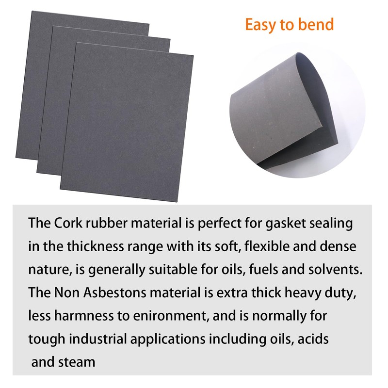 DVBB Gaskets Material Non Asbestos Materials-15 x11.8 in Temperature Gasket